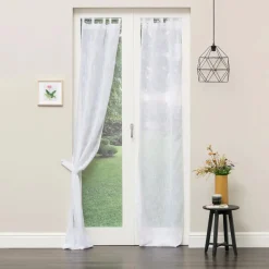 Tenda a vetro Lione L 60 x 240 cm bianco
