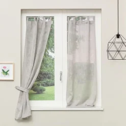 Tenda a vetro Lione L 90 x 150 cm grigio
