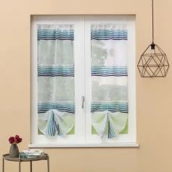 Tenda a vetro Nizza L 60 x H 240 cm blu