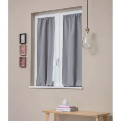 Tenda a vetro Stoccolma L 90 x H 150 cm grigio