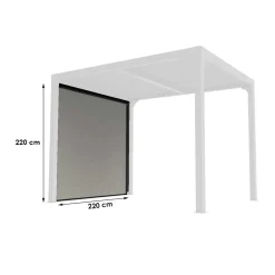Tenda accessoria per pergola bioclimatica 2430 antracite