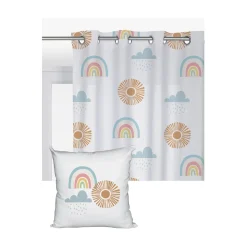 Tenda arredo Arcobaleno L 140 x H 290 cm multicolore