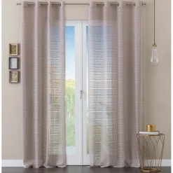 Tenda arredo Laisy L 140 x H 280 cm tortora