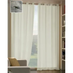 Tenda arredo London L 140 x H 280 cm grigio