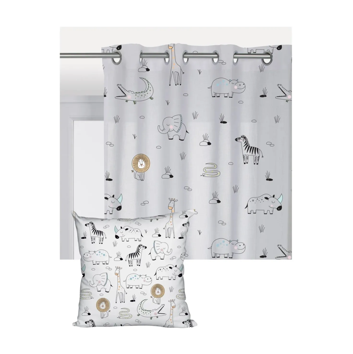Tenda arredo Savana L 140 x H 290 cm fantasia multicolore