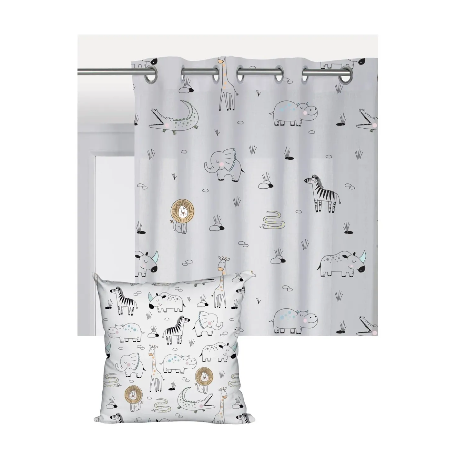 Tenda arredo Savana L 140 x H 290 cm fantasia multicolore