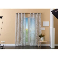 Tenda arredo Shinna L 140 x H 280 cm grigio