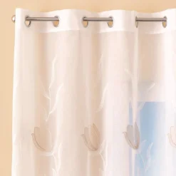 Tenda arredo Tulipan L 140 x H 280 cm tortora