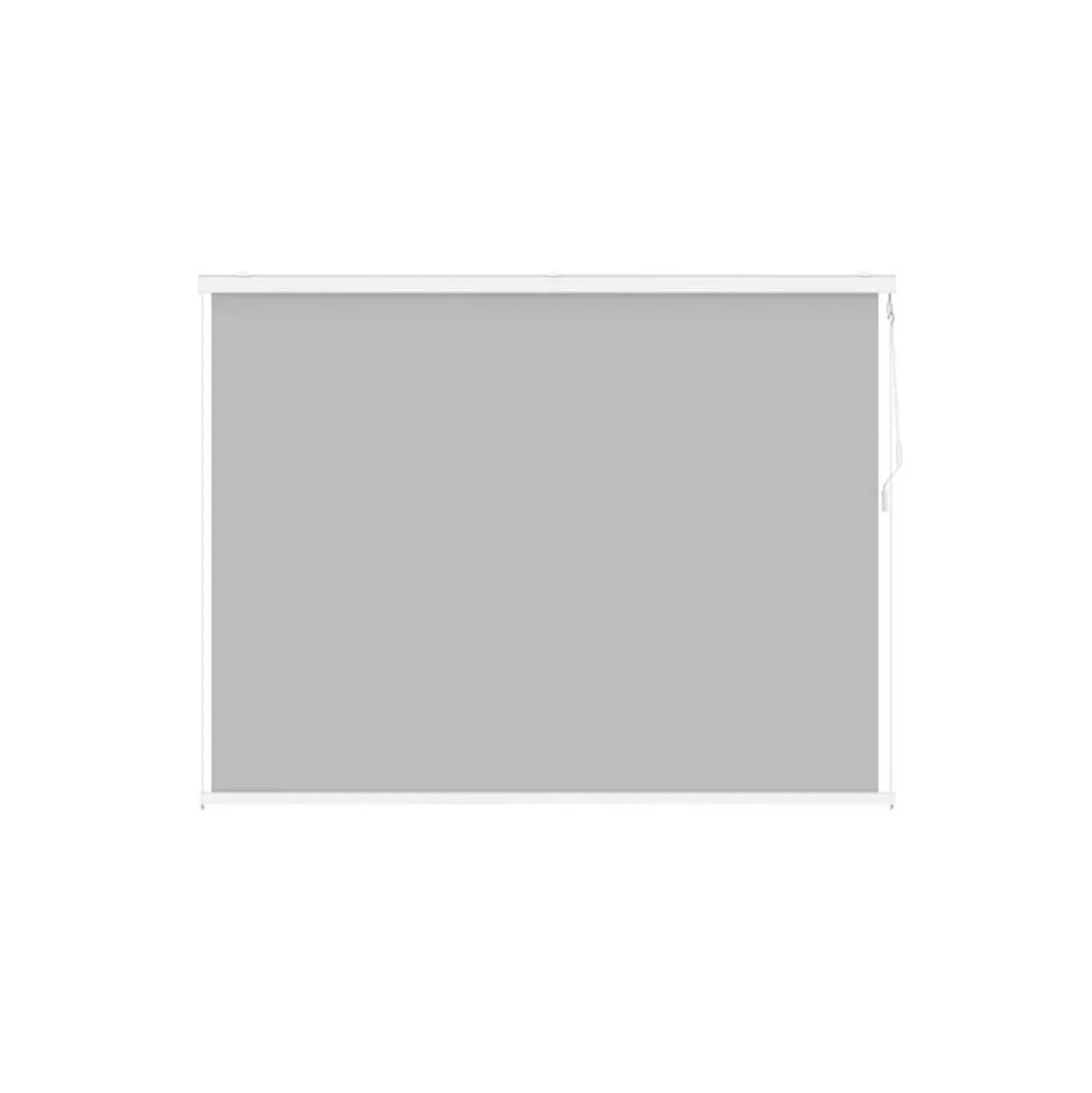 Tenda avvolgibile Calicantus Screen bianco in textilene grigio 4 m