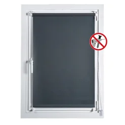 Tenda Clip & Fix colore grigio 150x180 cm