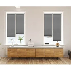 Tenda Clip & Fix colore grigio 45x180 cm