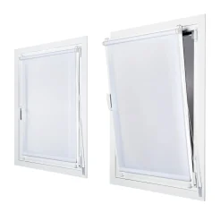 Tenda Clip & Fix colore neve 75x180 cm