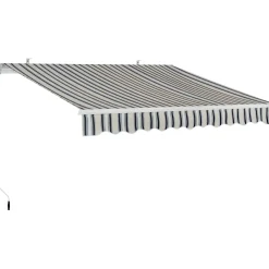 Tenda da sole a bracci articolati 295x200 cm beige/grigio