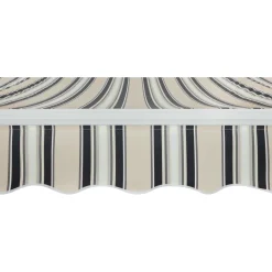 Tenda da sole a bracci articolati 295x200 cm beige/grigio
