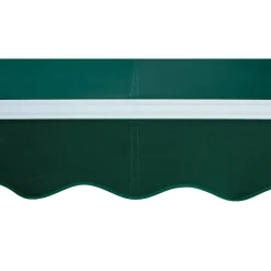 Tenda da sole a braccio reclinabile 395x250 cm verde