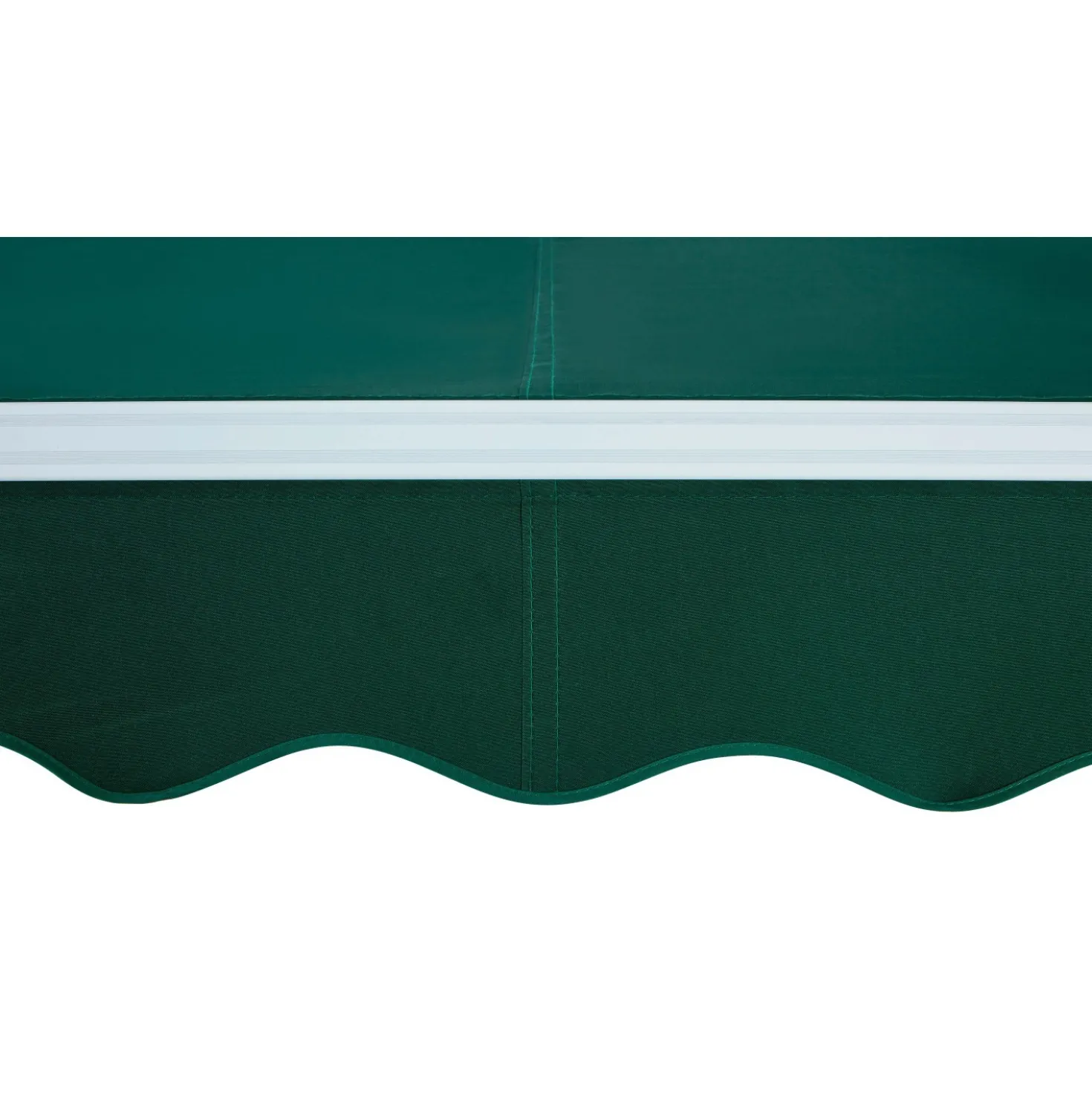 Tenda da sole a braccio reclinabile 395x250 cm verde