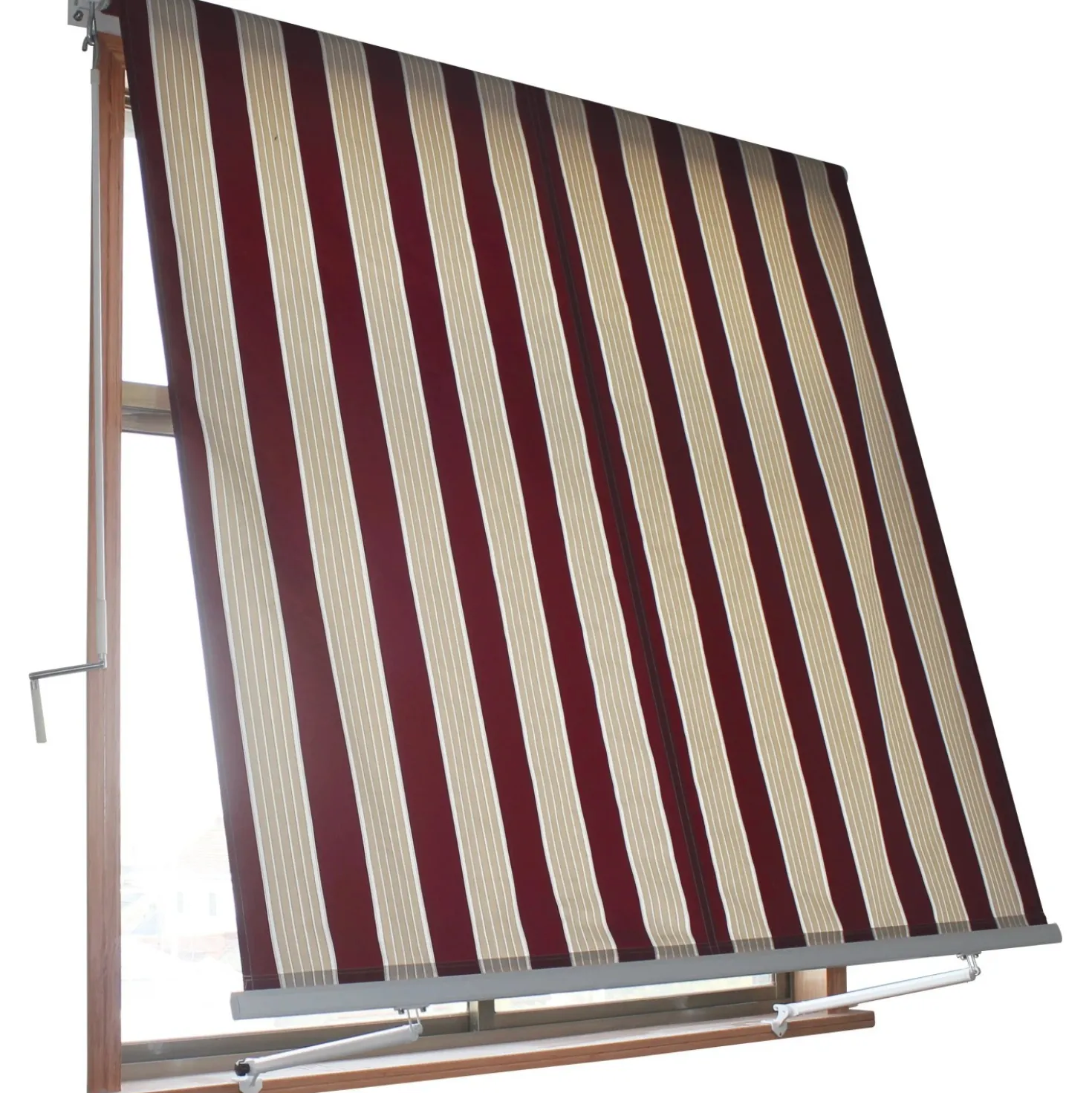 Tenda da sole a caduta con braccetti Milos 300x245 cm verde