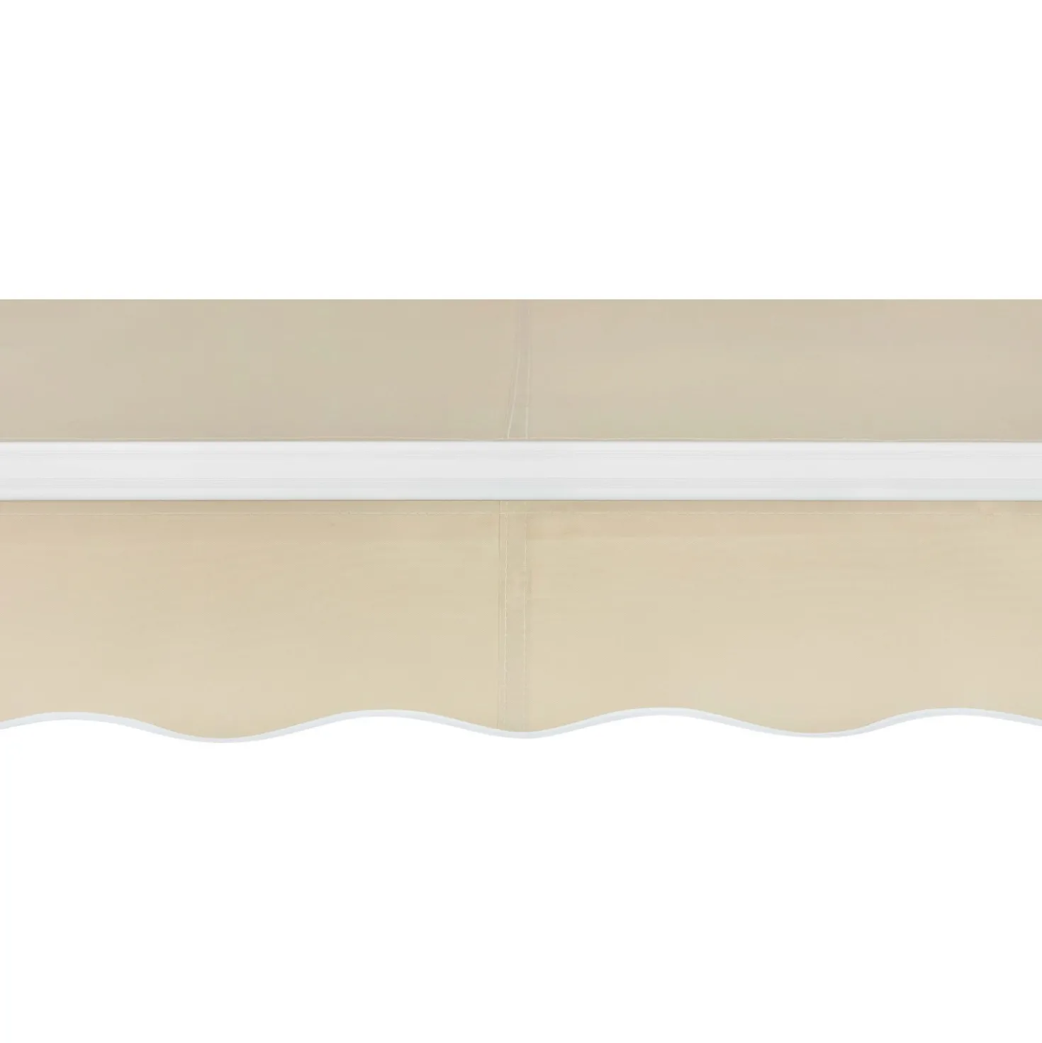 Tenda da sole a caduta con braccetti 250x250 cm beige