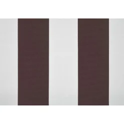 Tenda da sole a caduta verticale con anelli 145x300 cm marrone rigato