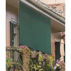 Tenda da sole a caduta verticale con rullo 150x250 cm verde