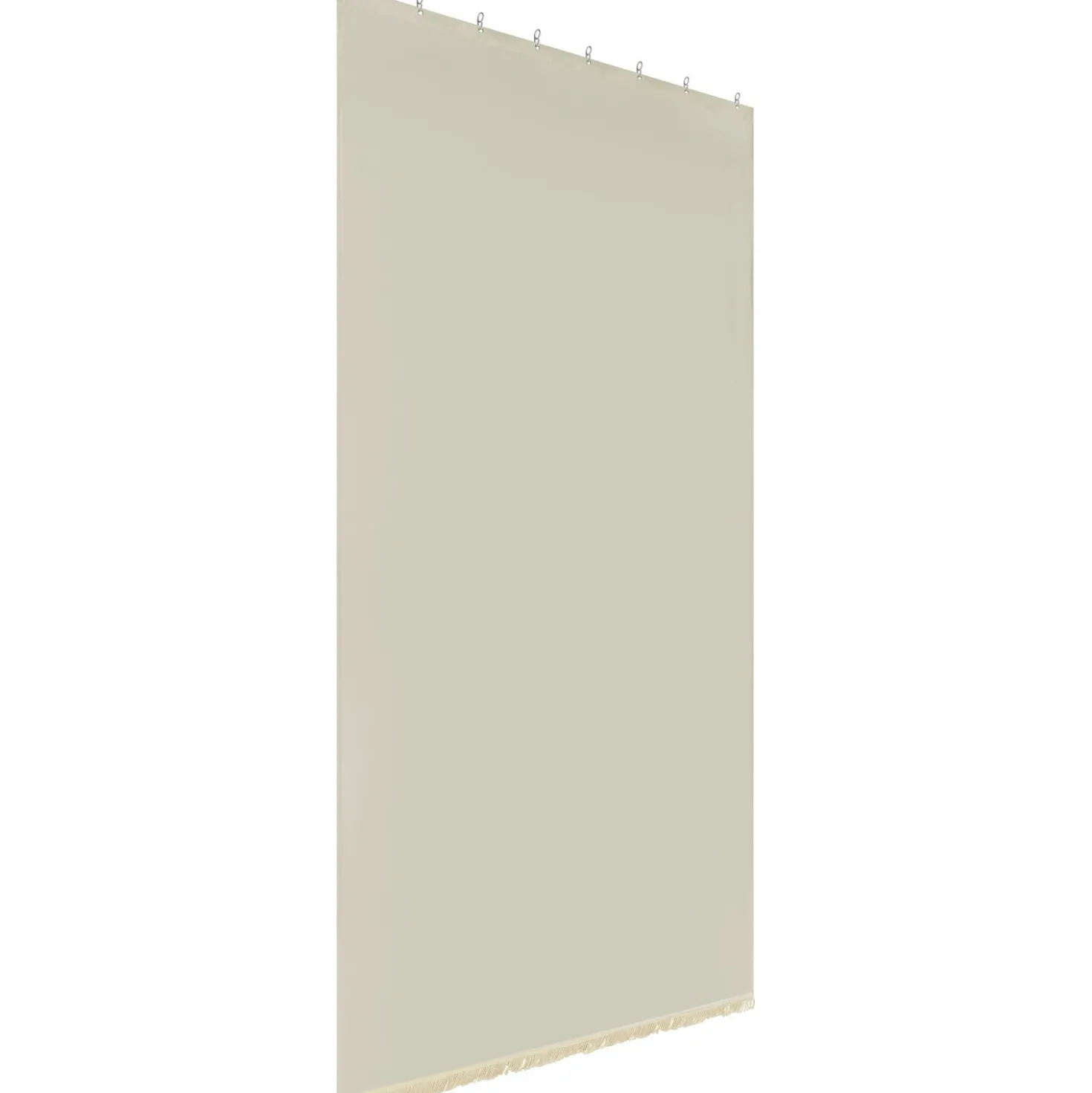 Tenda da sole a caduta verticale con anelli 145x300 cm ecrù