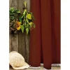 Tenda da sole a caduta verticale Dakar cotone 150 cm x 300 cm marrone