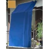 Tenda da sole a caduta verticale con anelli 145x300 cm giallo