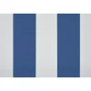 Tenda da sole a caduta verticale con anelli 145x300 cm blu rigato