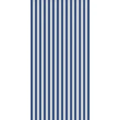 Tenda da sole a caduta verticale con anelli 145x300 cm blu rigato