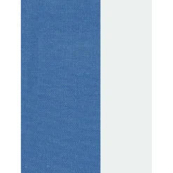 Tenda da sole a caduta verticale con anelli 145x300 cm blu rigato