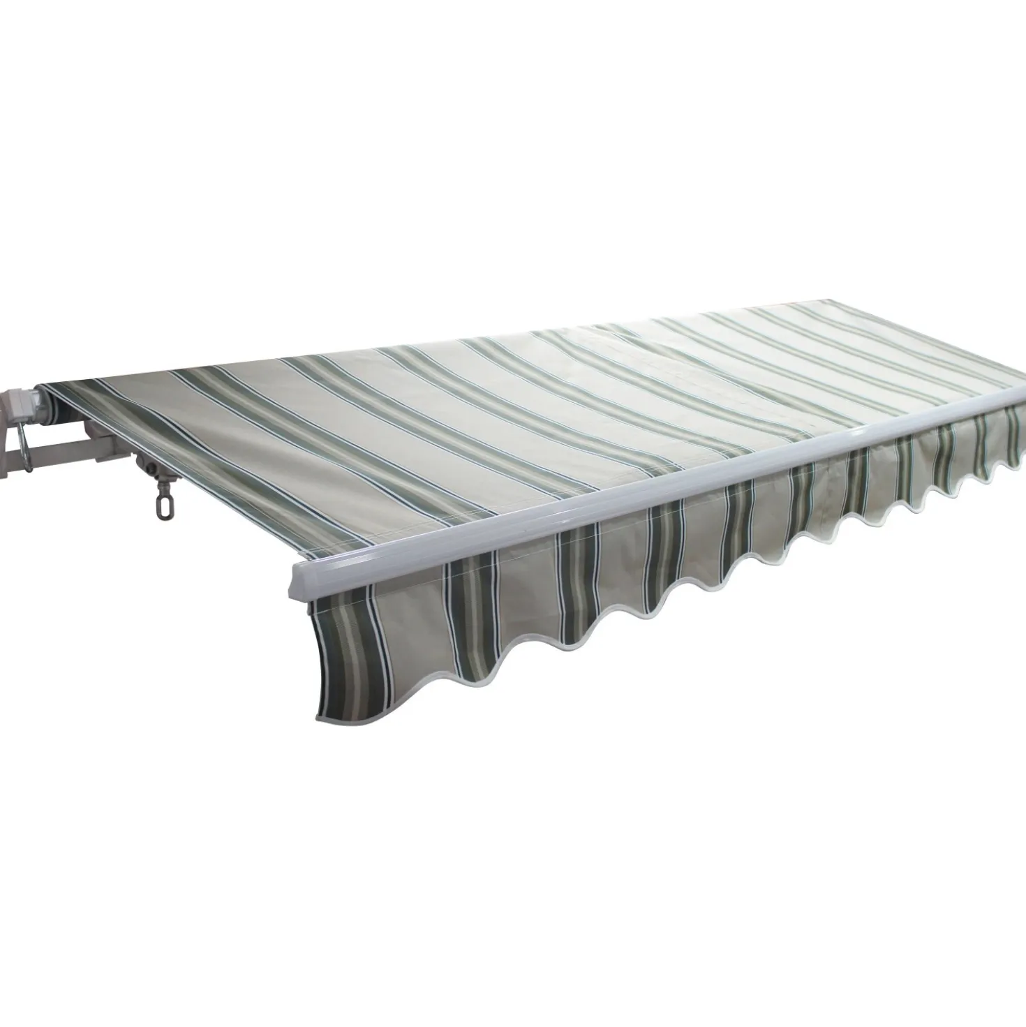Tenda da sole Panarea reclinabile 300x250 cm bianco-blu