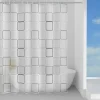 Tenda doccia Domino in peva 180x200 cm grigia