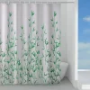 Tenda doccia Eucalipto in tessuto 180x200 cm verde