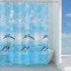 Tenda doccia Jump in peva 240x200 cm azzurra