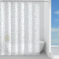 Tenda doccia Rugiada in peva 120x200 cm azzurra