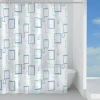 Tenda doccia Tablet in peva 240x200 cm azzurra