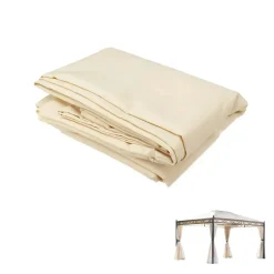 Tenda laterale di ricambio per gazebo ecrù 372