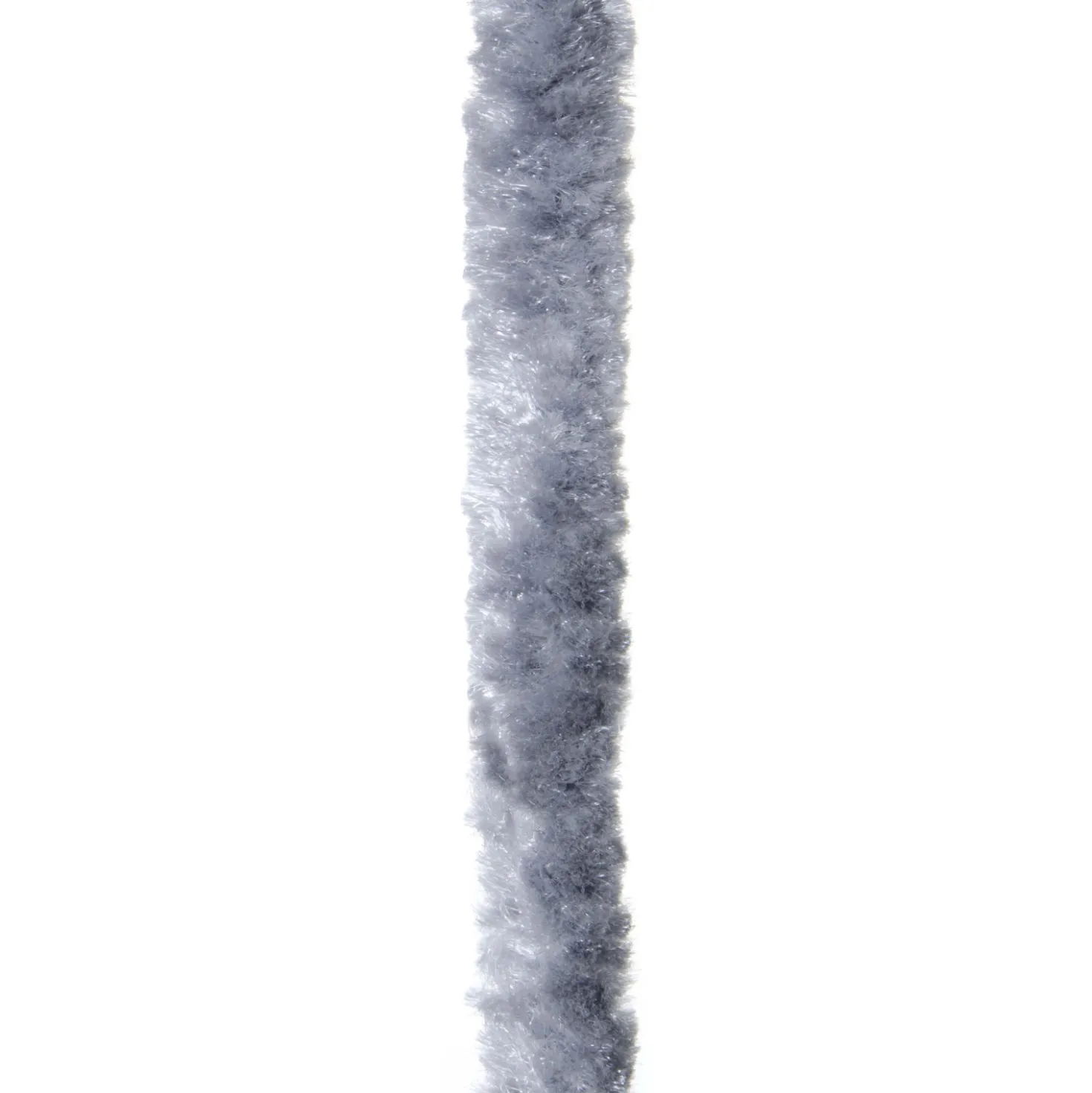 Tenda per porta in ciniglia di polipropilene 100x220 cm grigio