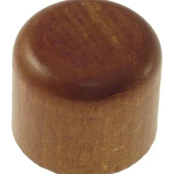 Terminale bastone tenda Tappo in legno ciliegio Ø 28 mm 2 pz