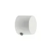 Terminale bastone tenda Tappo in alluminio bianco Ø 20 mm 2 pz