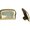 Terminale in ottone bronzato per corrimano 55 mm x 35 mm