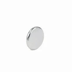 Terminale in ottone cromo-satinato per corrimano Ø 5 cm