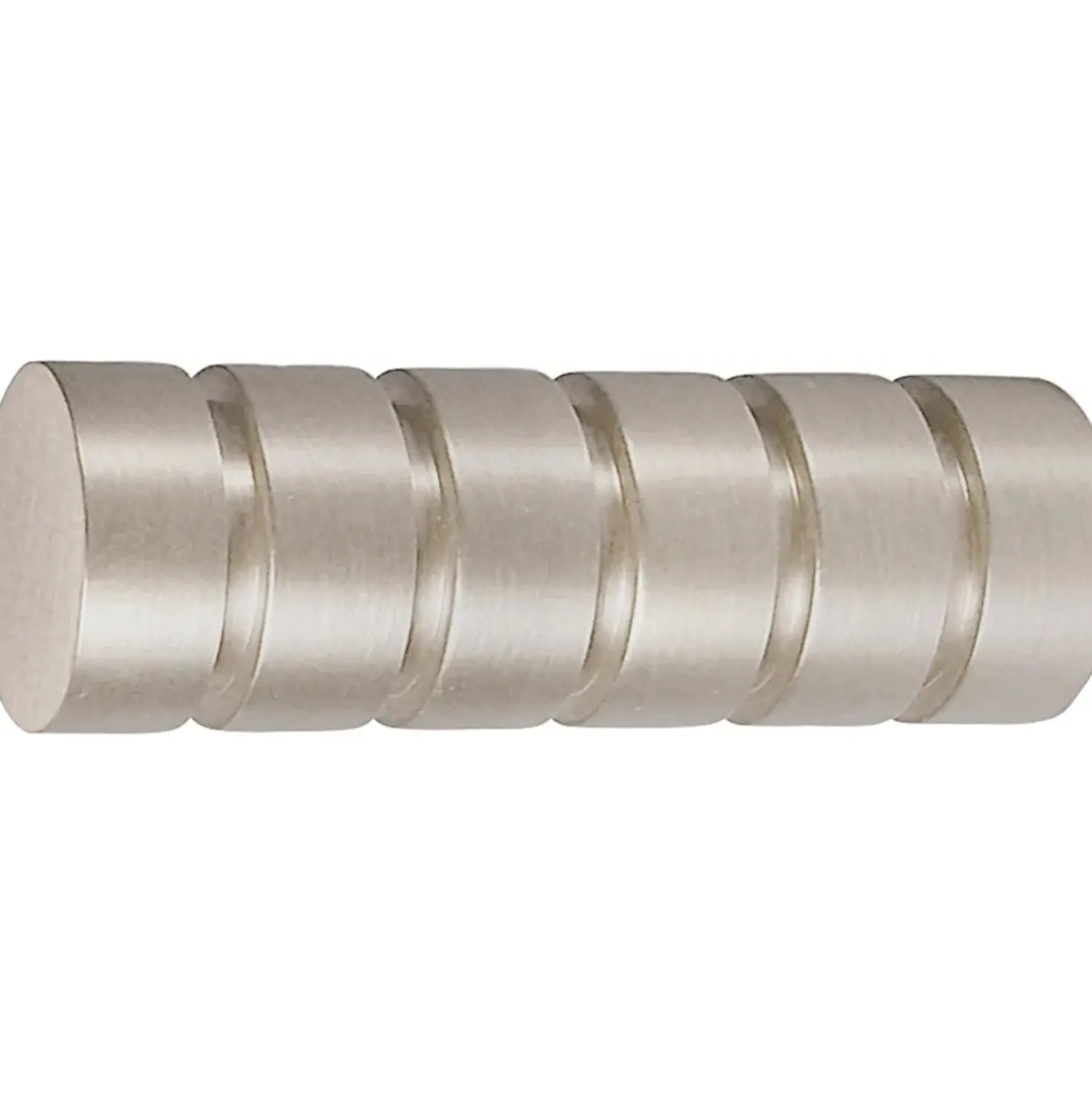 Terminale per bastone tenda Rillcube acciaio Ø 2 cm 2 pz