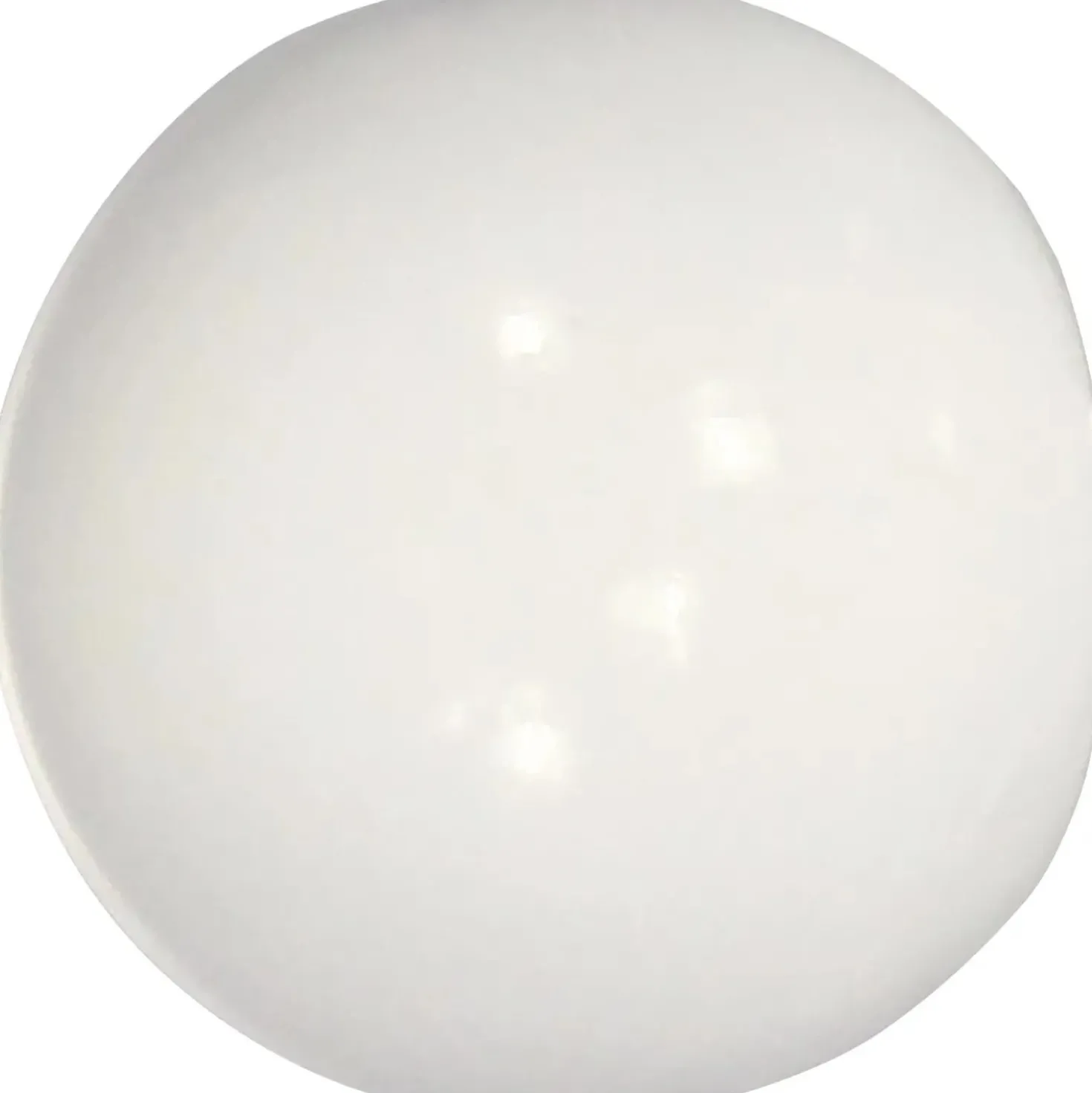 Terminale per bastone tenda Ball bianco Ø 2 cm 2 pz