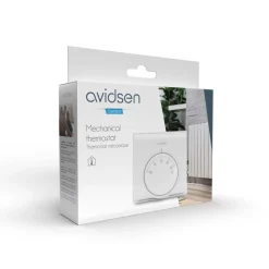 Termostato ambiente meccanico a rotella con interruttore On/Off Avidsen