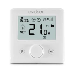 Termostato Smart Home Wifi Avidsen HomeFlow WL a batteria wireless