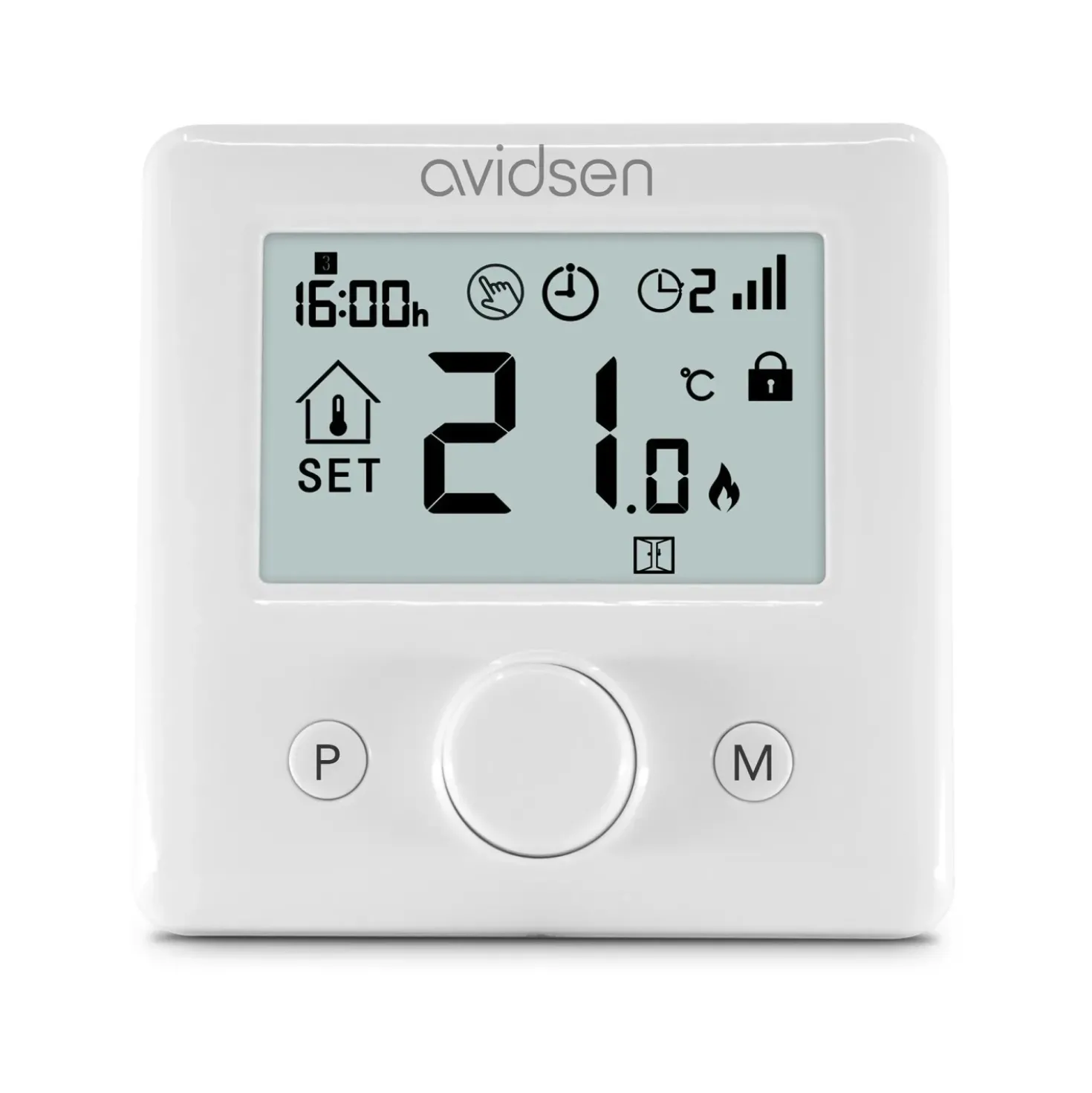 Termostato Smart Home Wifi Avidsen HomeFlow WL a batteria wireless