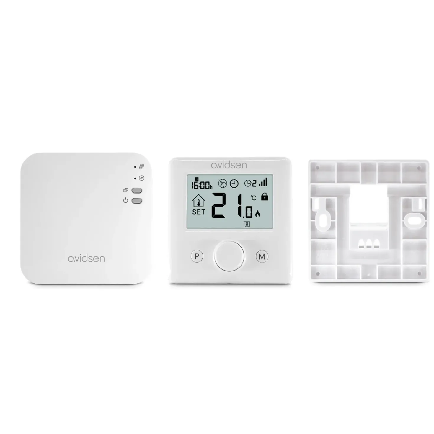 Termostato Smart Home Wifi Avidsen HomeFlow WL a batteria wireless