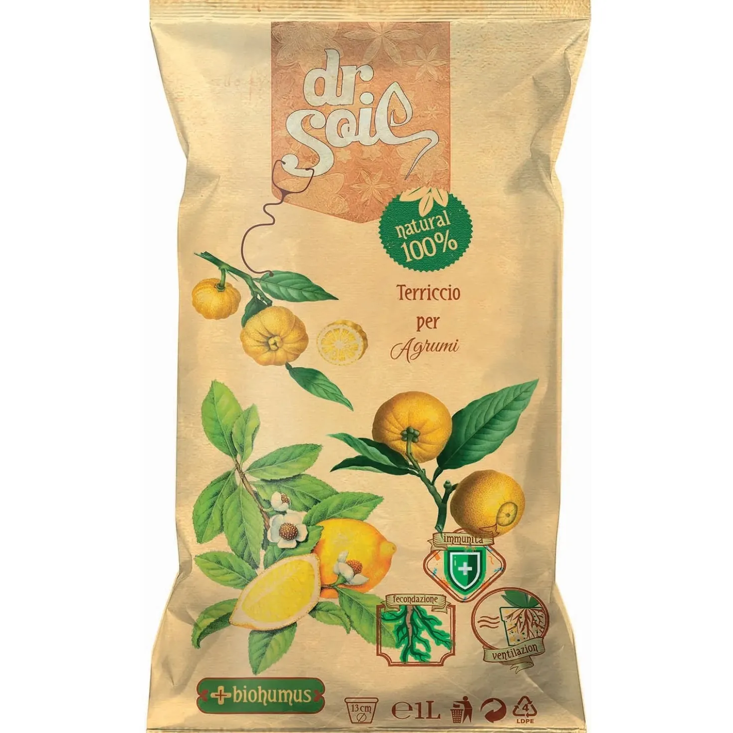 Terriccio per agrumi Dr.soil 1 l