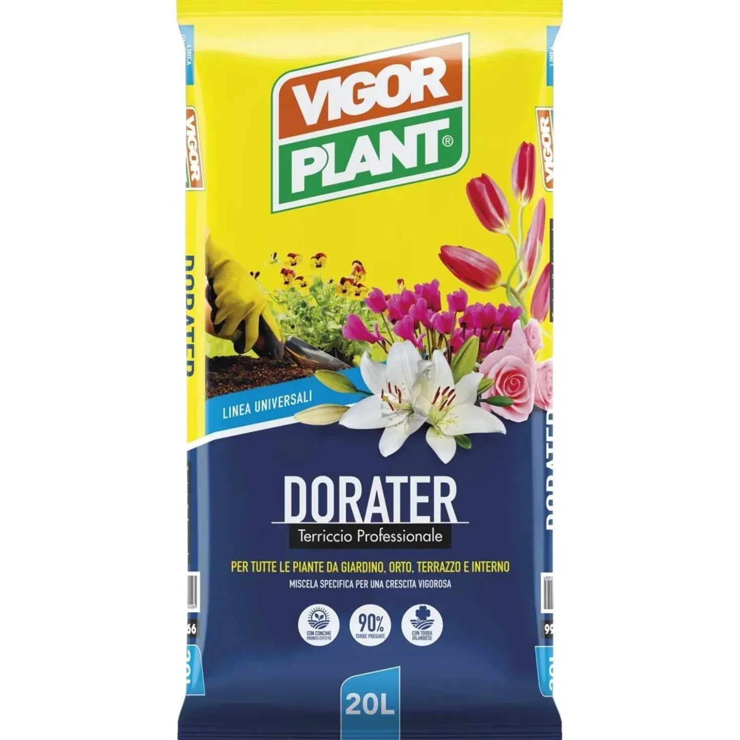 Terriccio universale Vigorplant Dorater professionale 20 l
